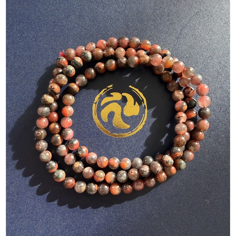 Agate Necklace 7mm Nanhong Oily Rich Persimmon Red 南红玛瑙 包浆玛瑙